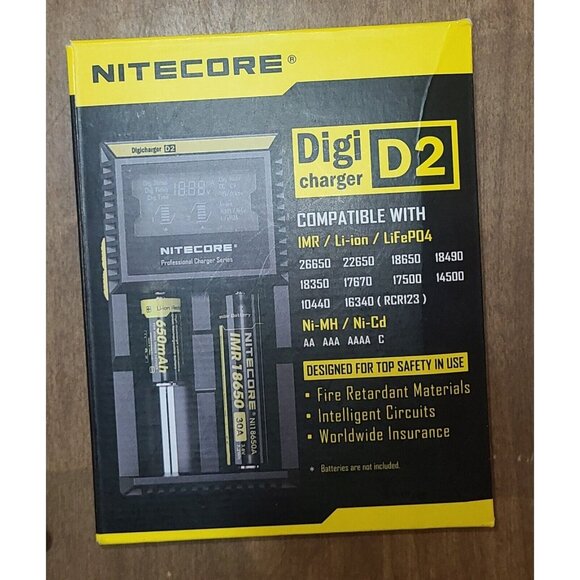 NEW NITECORE D2 Digicharger Charger Li-ion Ni-MH with VALIDATION CODE - Picture 1 of 10